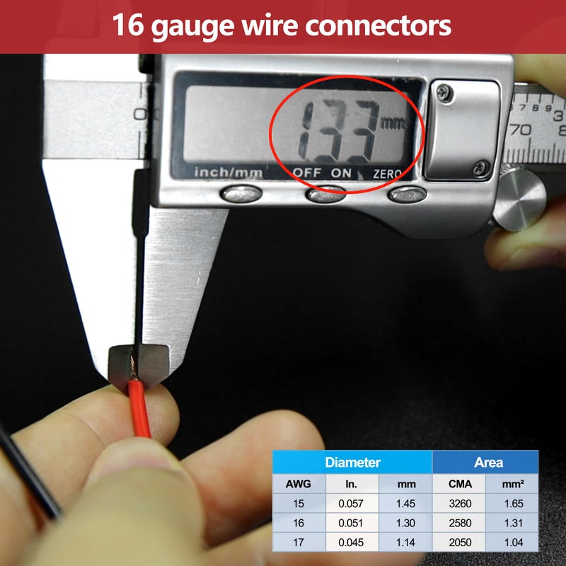 G 3 Pin Connector Waterproof Connector, Male and Female Way 16 AWG Wire Suitable for car Truck, Boat and Other Wire Connection 5 kit - Image 2